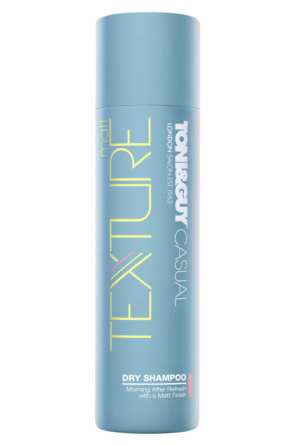 FRISK: Forbered deg på komplimenter for denne friske duften – og ikke minst får du hår med fleksibel struktur. Matt Texture Dry Shampoo, Toni & Guy, kr 145. FRISK: Forbered deg på komplimenter for denne friske duften – og ikke minst får du hår med fleksibel struktur. Matt Texture Dry Shampoo, Toni & Guy, kr 145.