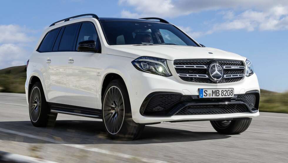 RÅSKINN: Toppmodell AMG GLS 63 4Matic med enorme 585 hk. RÅSKINN: Toppmodell AMG GLS 63 4Matic med enorme 585 hk.