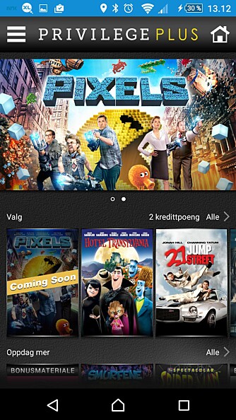 FORDELER: Privilege Plus fra Sony gir deg som har en Xperia Z-modell visse fordeler. Her kan du for eksempel finne gratis filmer som du kan laste ned og se på din mobil. FORDELER: Privilege Plus fra Sony gir deg som har en Xperia Z-modell visse fordeler. Her kan du for eksempel finne gratis filmer som du kan laste ned og se på din mobil.