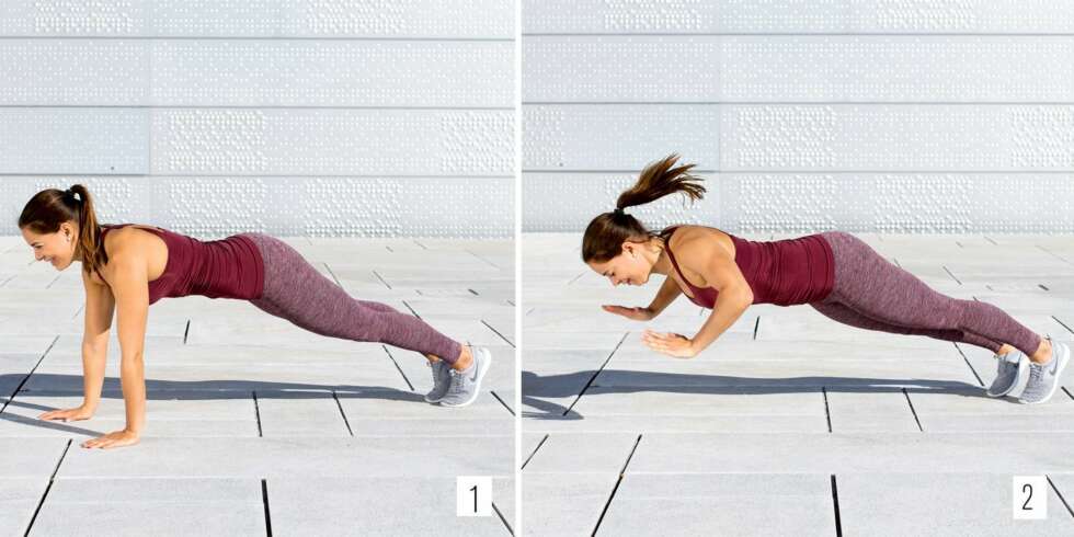 ØVELSE 5: Pushups med klapp ØVELSE 5: Pushups med klapp