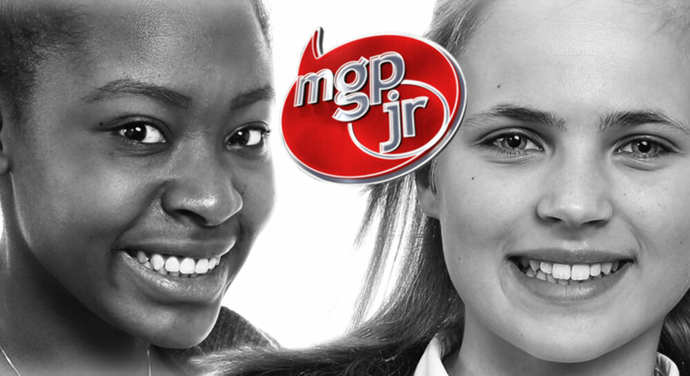 Nora og Thea er to av finalistene i årets MGP jr. Nora og Thea er to av finalistene i årets MGP jr.