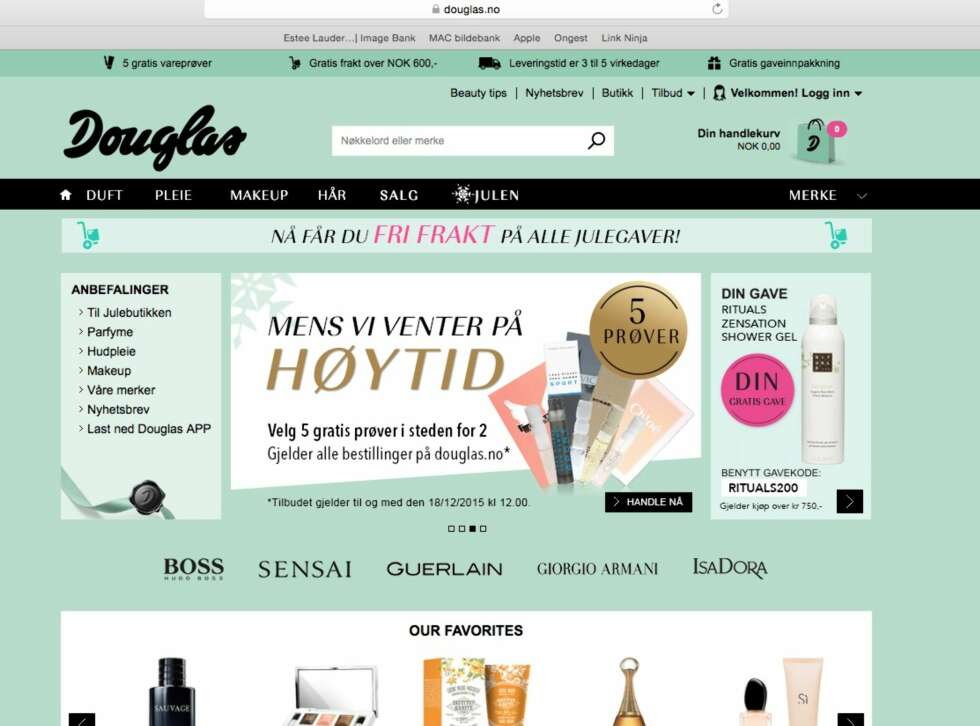 NYKOMMEREN: Douglas.no byr på et litt annerledes utvalg av skjønnhetsprodukter – og det kan vi godt like! NYKOMMEREN: Douglas.no byr på et litt annerledes utvalg av skjønnhetsprodukter – og det kan vi godt like!