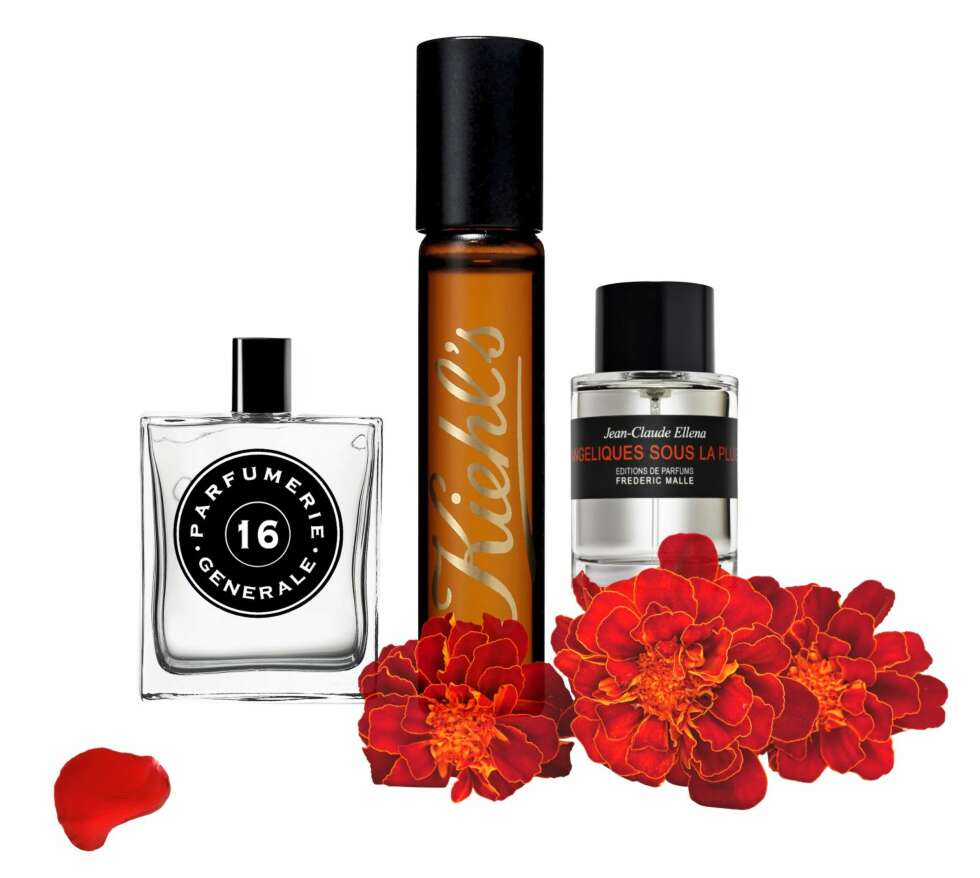 GRUNGER'N: Fra venstre: Parfumerie Generale, kr 1040. Kiehl's Musk Essence Oil, kr 325. Frederic Malle Angeliques sous la Pluie, kr 1050. GRUNGER'N: Fra venstre: Parfumerie Generale, kr 1040. Kiehl's Musk Essence Oil, kr 325. Frederic Malle Angeliques sous la Pluie, kr 1050.
