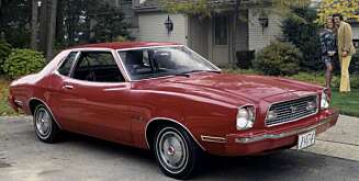 NEDTUR: Ford Mustang fra 1974. NEDTUR: Ford Mustang fra 1974.