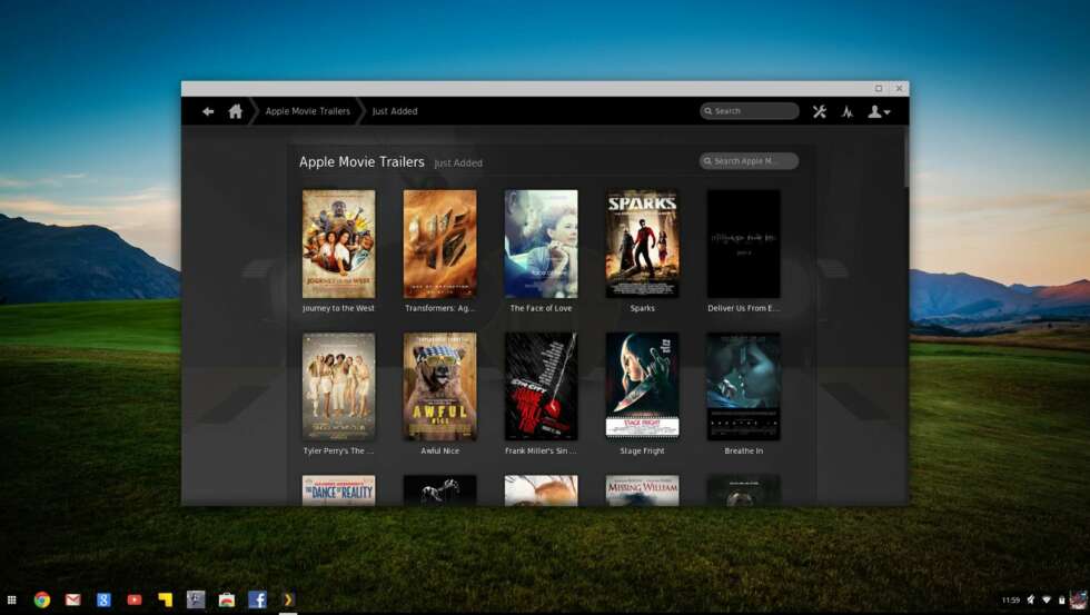 APPER: Plex er en av appene som kjører helt fint som eget vindu i Chrome OS. APPER: Plex er en av appene som kjører helt fint som eget vindu i Chrome OS.
