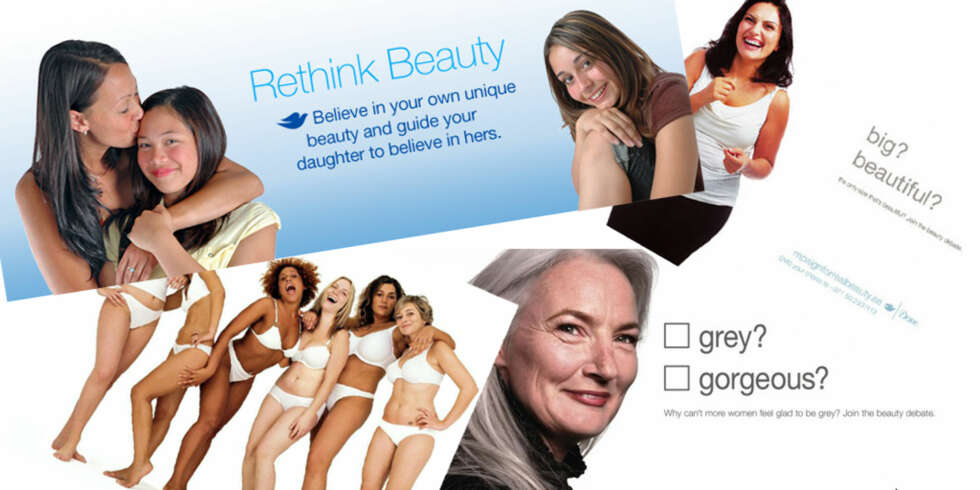 SAMTALESTARTER: Dove sier at målet med Real Beauty kampanjene er et forsøk på å få oss som kvinner til å starte en samtale om skjønnhet og standarden for skjønnhet i media. SAMTALESTARTER: Dove sier at målet med Real Beauty kampanjene er et forsøk på å få oss som kvinner til å starte en samtale om skjønnhet og standarden for skjønnhet i media.