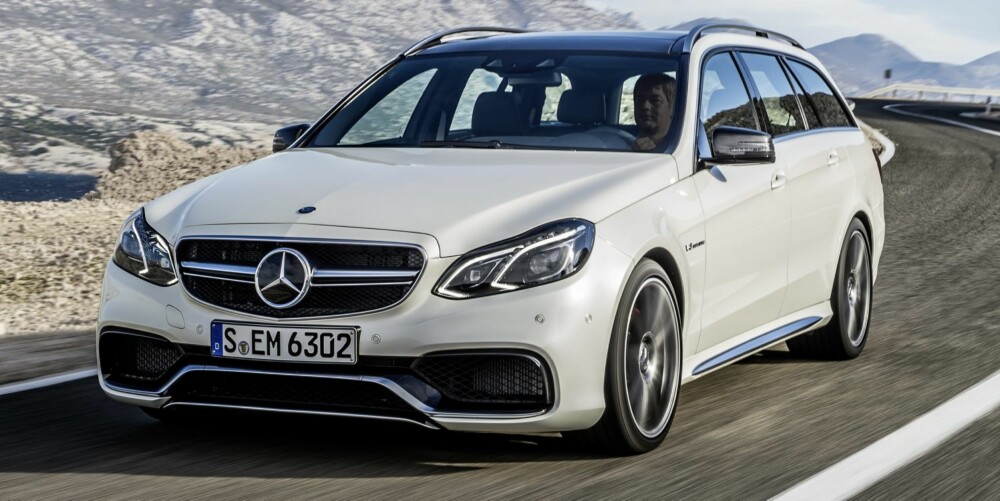 KONKURRENT: Mercedes-Benz E 63 AMG 4MATIC S-Modell. FOTO: Daimler AG KONKURRENT: Mercedes-Benz E 63 AMG 4MATIC S-Modell. FOTO: Daimler AG