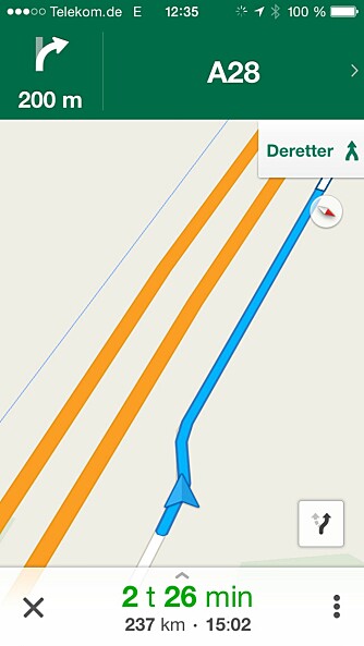 DET DU TRENGER: Google Maps er navigasjon på sitt enkleste. Vi ville imidlertid ikke brukt den som eneste veiviser på en lang ferietur. DET DU TRENGER: Google Maps er navigasjon på sitt enkleste. Vi ville imidlertid ikke brukt den som eneste veiviser på en lang ferietur.