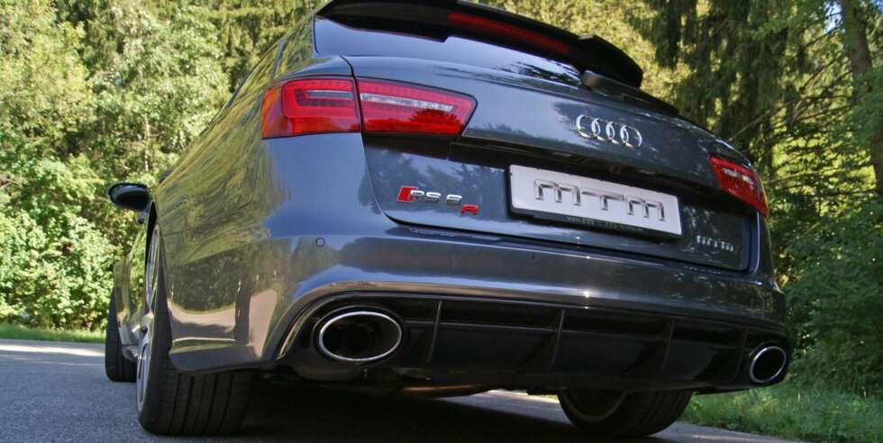AUDI: En stasjonsvogn som de fleste antagelig bare vil se bakenden på, Audi RS6 C7 fra MTM er . FOTO: Produsent AUDI: En stasjonsvogn som de fleste antagelig bare vil se bakenden på, Audi RS6 C7 fra MTM er . FOTO: Produsent