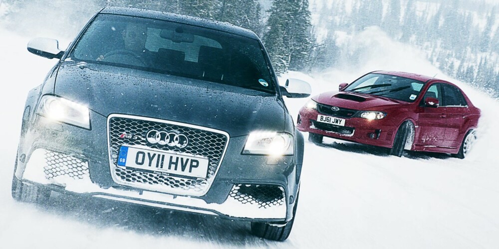AUDI: På rett vei er firehjulstrekket bare gnistrende briljant. AUDI: På rett vei er firehjulstrekket bare gnistrende briljant.