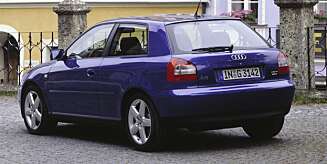 HELT A3: Første generasjon Audi A3 ble produsert fra 1996 til 2000. FOTO: Produsent HELT A3: Første generasjon Audi A3 ble produsert fra 1996 til 2000. FOTO: Produsent