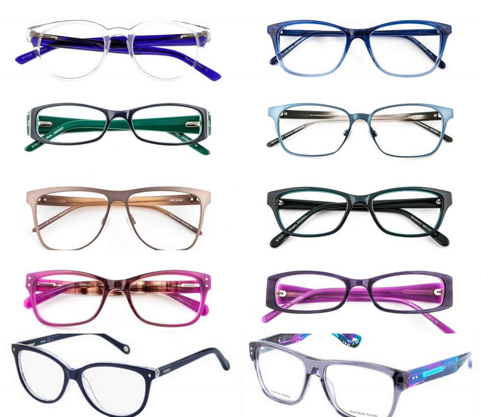 KALDE FARGER: Med klokka øverst fra venstre, 1. Benetton 03 brilleinnfatninger fra Specsavers (kr 1595), 2. Drew brilleinnfatning fra Specsavers (kr 795), 3. Glyns brilleinnfatning fra Specsavers (kr 795), 4. Tilda 579 fra Ørgreen Optics (fra kr 3295), 5. Tilda 563 fra Ørgreen Optics (fra kr 3295), 6. Margery brilleinnfatning fra Specsavers (kr 595), 7. B67 brilleinnfatning fra Osiris (kr 1795), 8. Charity brilleinnfatning fra Specsavers (kr 795), 9. Fossil brilleinnfatning fra Brilleland (kr 1099) , 10. Moods of Norway brilleinnfatning fra Brilleland (kr 1699). KALDE FARGER: Med klokka øverst fra venstre, 1. Benetton 03 brilleinnfatninger fra Specsavers (kr 1595), 2. Drew brilleinnfatning fra Specsavers (kr 795), 3. Glyns brilleinnfatning fra Specsavers (kr 795), 4. Tilda 579 fra Ørgreen Optics (fra kr 3295), 5. Tilda 563 fra Ørgreen Optics (fra kr 3295), 6. Margery brilleinnfatning fra Specsavers (kr 595), 7. B67 brilleinnfatning fra Osiris (kr 1795), 8. Charity brilleinnfatning fra Specsavers (kr 795), 9. Fossil brilleinnfatning fra Brilleland (kr 1099) , 10. Moods of Norway brilleinnfatning fra Brilleland (kr 1699).