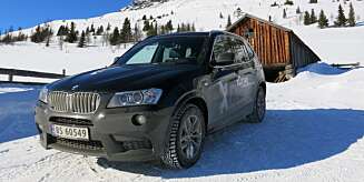 NYDELIG SEKSER: BMW X3 med treliters diesel. NYDELIG SEKSER: BMW X3 med treliters diesel.