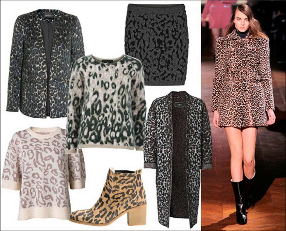 LEOPARD: Jakke fra Gestuz, kr 1200. Genser fra By Malene Birger, kr 1899. Genser fra Designers Remix, kr 1800. Kardigan fra By Malene Birger, kr 2899 Skjørt fra Second Female, kr 499. Kardigan fra By Malene Birger, kr 2899. Ankelstøvletter fra Ganni, kr 1999. LEOPARD: Jakke fra Gestuz, kr 1200. Genser fra By Malene Birger, kr 1899. Genser fra Designers Remix, kr 1800. Kardigan fra By Malene Birger, kr 2899 Skjørt fra Second Female, kr 499. Kardigan fra By Malene Birger, kr 2899. Ankelstøvletter fra Ganni, kr 1999.