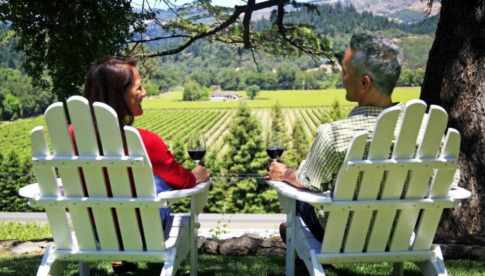 VINMARKENE I NAPA-DALEN: Å produsere vin er bare én del av forretningslivet i Napa. En annen er å ta vare på turistene. VINMARKENE I NAPA-DALEN: Å produsere vin er bare én del av forretningslivet i Napa. En annen er å ta vare på turistene.