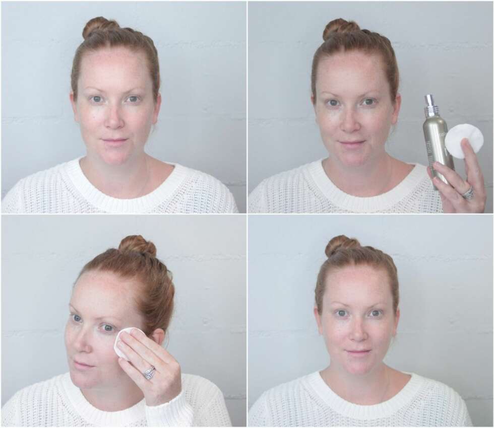 TØRKER INN: Etter 10-15 minutter har øyemasken fra Clarins nesten tørket inn i huden, og overflødig produkt kan lett fjernes med en fuktet bomullspad. TØRKER INN: Etter 10-15 minutter har øyemasken fra Clarins nesten tørket inn i huden, og overflødig produkt kan lett fjernes med en fuktet bomullspad.