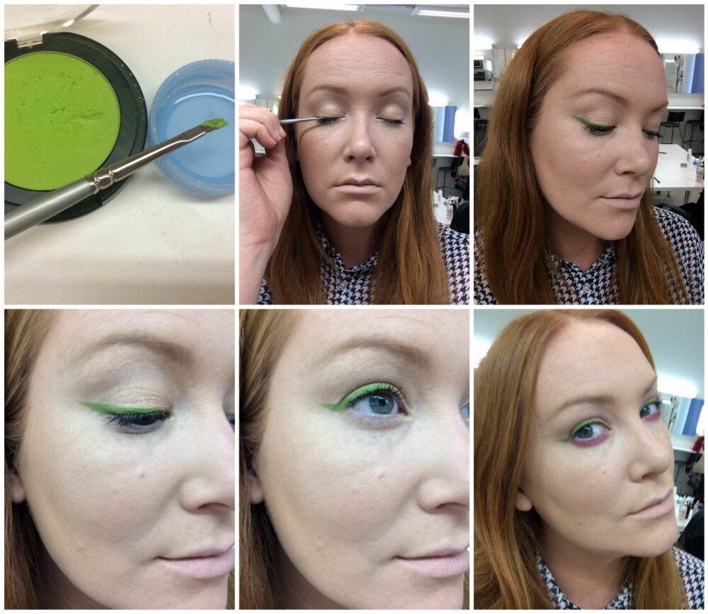 LAG DIN EGEN: En fargesterk eyeliner kan du raskt lage selv ved å dyppe eyeliner-kosten i litt vann og blande med en øyeskygge. Både penger og tid spart! LAG DIN EGEN: En fargesterk eyeliner kan du raskt lage selv ved å dyppe eyeliner-kosten i litt vann og blande med en øyeskygge. Både penger og tid spart!