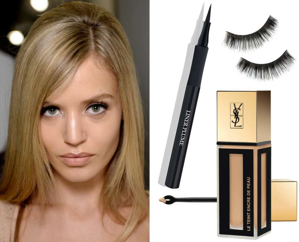 FYLDIGE VIPPER: Versace har gitt sine modeller kraftige vipper denne sesongen. <b>PRODUKTFORSLAG:</b> Lancôme LIner Plume, kr 320. YSL La Teint Encre De Peau, kr 440. Løsvipper fra H&M, kr 49. FYLDIGE VIPPER: Versace har gitt sine modeller kraftige vipper denne sesongen. <b>PRODUKTFORSLAG:</b> Lancôme LIner Plume, kr 320. YSL La Teint Encre De Peau, kr 440. Løsvipper fra H&M, kr 49.