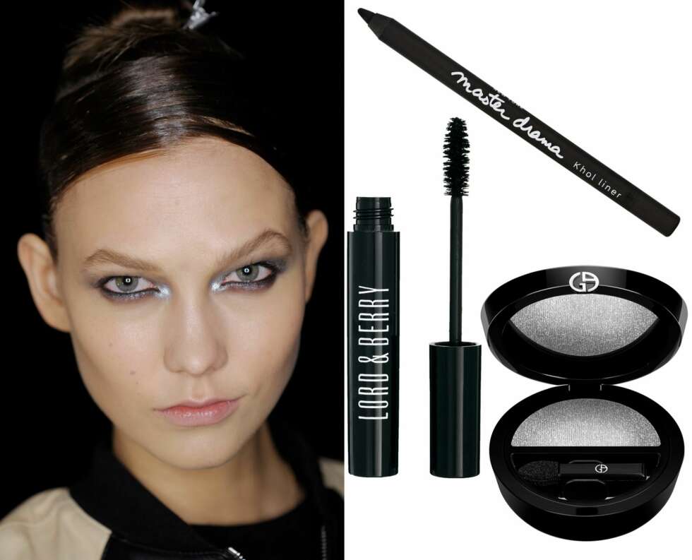 GLITRENDE ØYENSKYGGE: Donna Karan sendte sine modeller nedover catwalken sminket med sølvfarget øyenskygge. <b>PRODUKTFORSLAG:</b> Lord & Berry Scuba Extreme Lengthening Mascara, kr 145. Mybelline Master Drama Khol Liner, kr 85. Giorgio Armani Eyes to Kill Eyeshadow, kr 300. GLITRENDE ØYENSKYGGE: Donna Karan sendte sine modeller nedover catwalken sminket med sølvfarget øyenskygge. <b>PRODUKTFORSLAG:</b> Lord & Berry Scuba Extreme Lengthening Mascara, kr 145. Mybelline Master Drama Khol Liner, kr 85. Giorgio Armani Eyes to Kill Eyeshadow, kr 300.