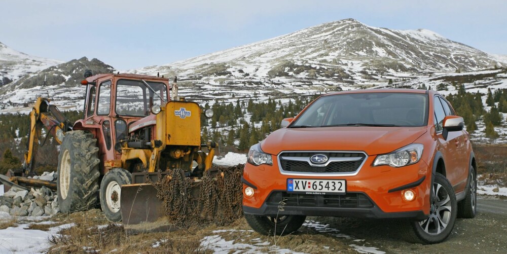 SUBARU XV: Jo tøffere det blir, desto bedre er Subarus kompakte SUV. Den eneste i sin prisklasse med permanent firehjulsdrift. Noe komfortvidunder er den derimot ikke. FOTO: Petter Handeland SUBARU XV: Jo tøffere det blir, desto bedre er Subarus kompakte SUV. Den eneste i sin prisklasse med permanent firehjulsdrift. Noe komfortvidunder er den derimot ikke. FOTO: Petter Handeland