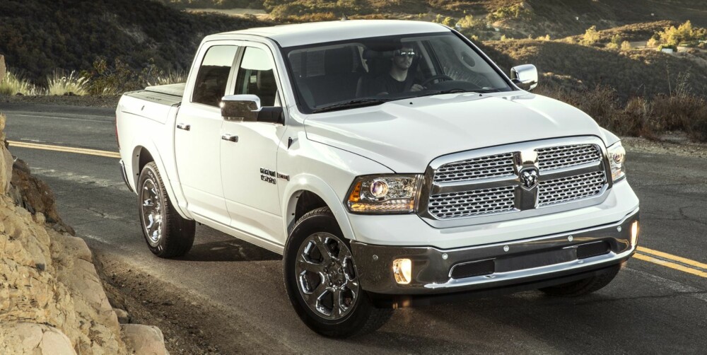 HELT RAM: 2014 Dodge Ram 1500 Quad Cab kan du se på Vi Menn Bil Top Gears stand på Oslo Motor Show. HELT RAM: 2014 Dodge Ram 1500 Quad Cab kan du se på Vi Menn Bil Top Gears stand på Oslo Motor Show.