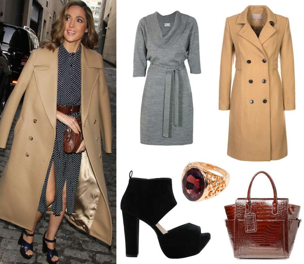 KAMELFRAKKEN: Rose Byrne stilte parat til Michael Kors-høstvisningen i en klassisk kamelfrakk- og kjolekombo. Grå Eleanor Dress fra Kristine Vikse, kr 1399. Kåpe fra Mint & Berry/Zalando.no, kr 1425. Ring fra New Yorker, kr 39. Sko fra Bianco, kr 599. Veske fra Lindex, kr 299. KAMELFRAKKEN: Rose Byrne stilte parat til Michael Kors-høstvisningen i en klassisk kamelfrakk- og kjolekombo. Grå Eleanor Dress fra Kristine Vikse, kr 1399. Kåpe fra Mint & Berry/Zalando.no, kr 1425. Ring fra New Yorker, kr 39. Sko fra Bianco, kr 599. Veske fra Lindex, kr 299.