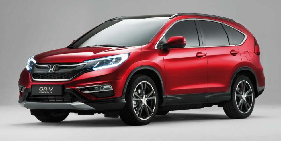 FACELIFT: Honda CR-V. Kommer nå også med 160-hesters diesel. FACELIFT: Honda CR-V. Kommer nå også med 160-hesters diesel.