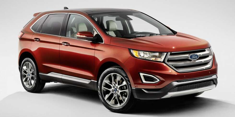 EDGE: Ford Edge er ventet til Norge på tampen av året. FOTO: Ford EDGE: Ford Edge er ventet til Norge på tampen av året. FOTO: Ford