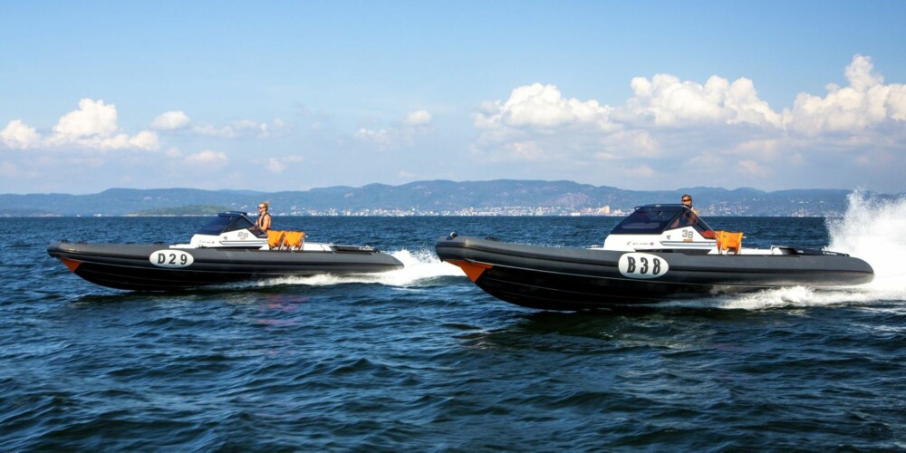 RIB: To RIB-er av ypperste klasse: Goldfish 38 Supersport og 29 Sport. RIB: To RIB-er av ypperste klasse: Goldfish 38 Supersport og 29 Sport.