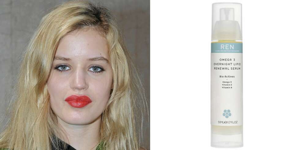 GEORGIA: Elsker REN Omega 3 Overnight Lipid Renewal Serum (kr 485). GEORGIA: Elsker REN Omega 3 Overnight Lipid Renewal Serum (kr 485).