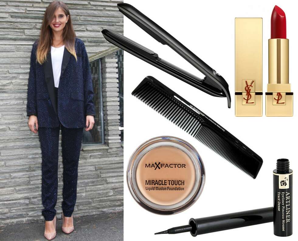 FAVORITTPRODUKTER: Rettetang fra ghd, kr 2199. Kam fra Handysize, kr 29. Max Factor Miracle Touch Liquid Illusion Foundation, kr 155. Lancôme Artliner Eyeliner Pinceau-Mousse, kr 269. YSL Le Rouge No. 1 leppestift, kr 305. FAVORITTPRODUKTER: Rettetang fra ghd, kr 2199. Kam fra Handysize, kr 29. Max Factor Miracle Touch Liquid Illusion Foundation, kr 155. Lancôme Artliner Eyeliner Pinceau-Mousse, kr 269. YSL Le Rouge No. 1 leppestift, kr 305.