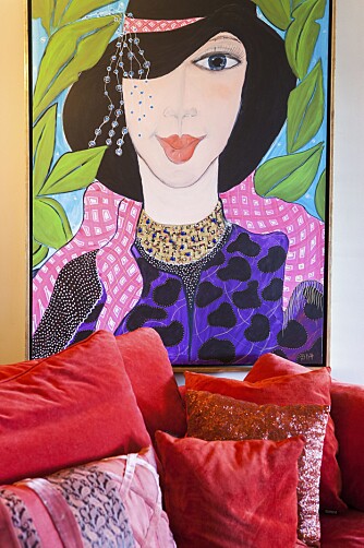 KUNSTELSKER: Lilli er glad i kunst. Dette blidet av den norske kunstneren Britt Boutros-Ghali, som er bosatt i Egypt, er en av favorittene. KUNSTELSKER: Lilli er glad i kunst. Dette blidet av den norske kunstneren Britt Boutros-Ghali, som er bosatt i Egypt, er en av favorittene.