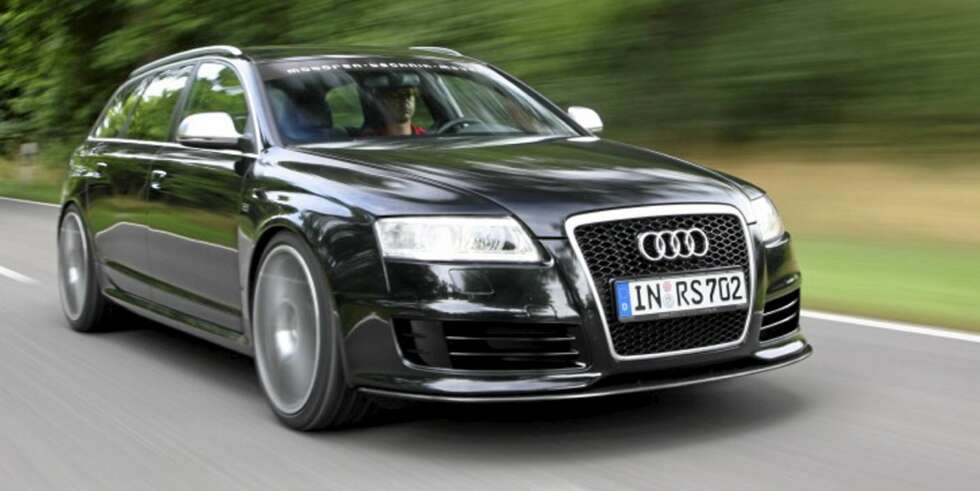 AUDI RS6: Som brukt blir nyprisen raskt halvert. Kanskje er det noe av grunnen til at den er en Finn-vinner. FOTO: Arkiv AUDI RS6: Som brukt blir nyprisen raskt halvert. Kanskje er det noe av grunnen til at den er en Finn-vinner. FOTO: Arkiv