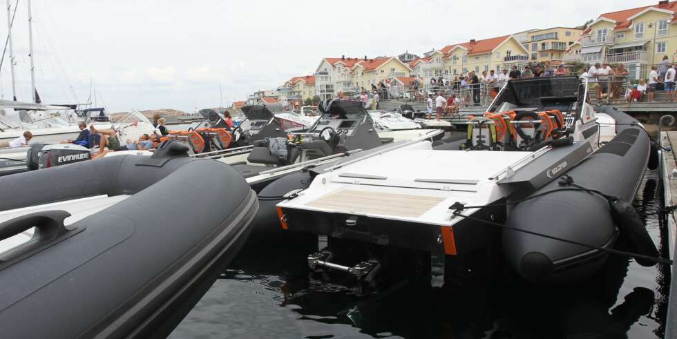 FØRST: Goldfish 38 SuperSport kom først til Lysekil. FØRST: Goldfish 38 SuperSport kom først til Lysekil.