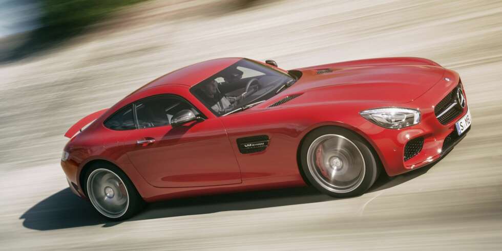 TURBO: Motoren i GT 462 hk og 510 hk og 650 Nm i GT S-modellen. FOTO: Daimler AG TURBO: Motoren i GT 462 hk og 510 hk og 650 Nm i GT S-modellen. FOTO: Daimler AG