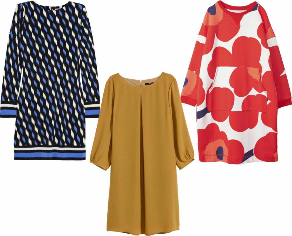 FRA VENSTRE: Michael Kors/Net-a-porter.com, kr 1749. H&M, kr 199. Marimekko, kr 1695. FRA VENSTRE: Michael Kors/Net-a-porter.com, kr 1749. H&M, kr 199. Marimekko, kr 1695.