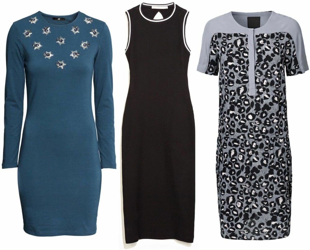 FRA VENSTRE: H&M, kr 249. Zara, kr 399. InWear, kr 999. FRA VENSTRE: H&M, kr 249. Zara, kr 399. InWear, kr 999.
