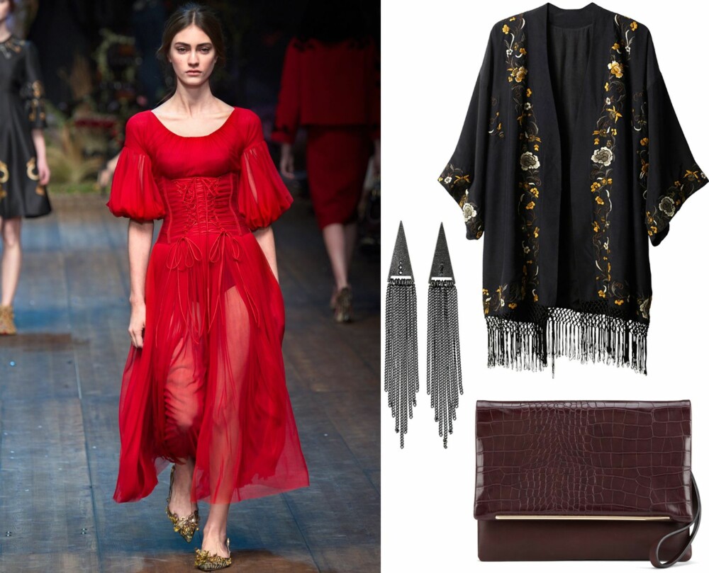 TILBEHØR: På catwalken til Dolce & Gabbana. TILBEHØR: På catwalken til Dolce & Gabbana.