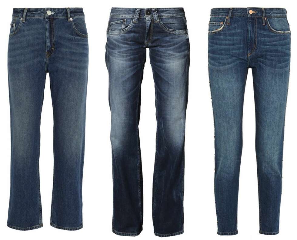 RAW DENIM FOR JENTER: Fra venstre: Pop Cropped Boyfriend Jeans fra Acne, kr 1765 hos Net-A-Porter. Olympia - Straight leg jeans - blå fra Pepe Jeans, kr 799. Toya High-Rise Slim-leg boyfriend jeans fra Etoile Isabel Marant, kr 2119. RAW DENIM FOR JENTER: Fra venstre: Pop Cropped Boyfriend Jeans fra Acne, kr 1765 hos Net-A-Porter. Olympia - Straight leg jeans - blå fra Pepe Jeans, kr 799. Toya High-Rise Slim-leg boyfriend jeans fra Etoile Isabel Marant, kr 2119.