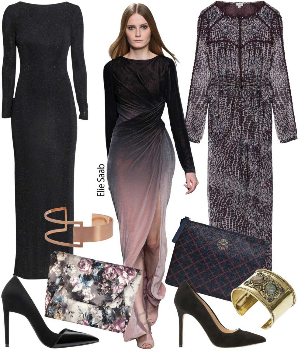 UNDER KR 1600: Kjole fra H&M, kr 449. Armbånd fra COS, kr 200. Stiletter fra Zara, kr 399. Clutch fra Coast, kr 519. UNDER KR 3200: Kjole fra Hoss Intropia, kr 1359. Clutch fra By Malene Birger, kr 499. Stiletter fra Envii, kr 850. Arbånd fra Julie Fagerholt Heartmade, kr 449. UNDER KR 1600: Kjole fra H&M, kr 449. Armbånd fra COS, kr 200. Stiletter fra Zara, kr 399. Clutch fra Coast, kr 519. UNDER KR 3200: Kjole fra Hoss Intropia, kr 1359. Clutch fra By Malene Birger, kr 499. Stiletter fra Envii, kr 850. Arbånd fra Julie Fagerholt Heartmade, kr 449.