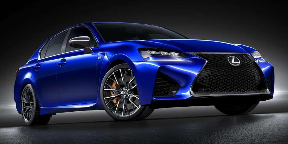 Lexus GS F kan bestilles mot slutten av året, men vil antakelig koste rundt 1,5-1,6 millioner kroner. FOTO: Lexus Lexus GS F kan bestilles mot slutten av året, men vil antakelig koste rundt 1,5-1,6 millioner kroner. FOTO: Lexus