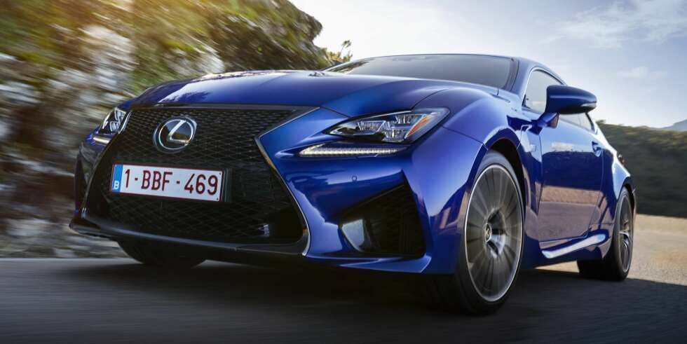 Lexus RC F Coupe vil koste rundt 1,5 millioner kroner i Norge avhengig av utstyrsnivå. FOTO: Lexus Lexus RC F Coupe vil koste rundt 1,5 millioner kroner i Norge avhengig av utstyrsnivå. FOTO: Lexus
