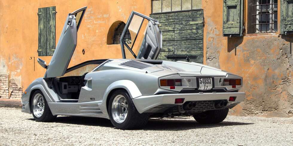 JUBILEUMSMODELL: Lamborghini Countach 25th Anniversary. FOTO: Lamborghini JUBILEUMSMODELL: Lamborghini Countach 25th Anniversary. FOTO: Lamborghini