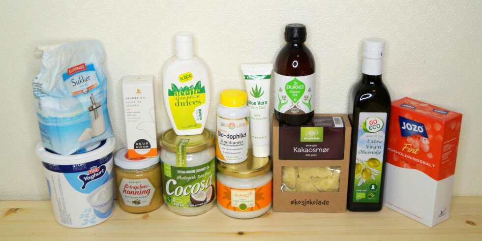 GJØR DET SELV: Hjemmelaget hudpleie kan ofte raskt slenges sammen med ingredienser man allerede har på kjøkkenet! FOTO: Tove Eggen GJØR DET SELV: Hjemmelaget hudpleie kan ofte raskt slenges sammen med ingredienser man allerede har på kjøkkenet! FOTO: Tove Eggen