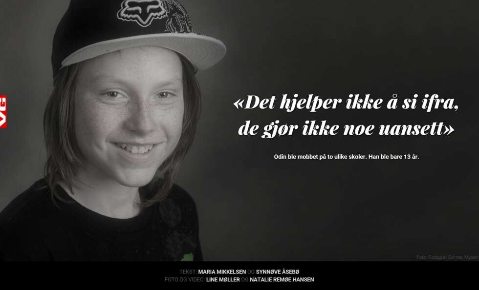 Faksimile fra VG, 2014: Odin-saken fikk mye oppmerksomhet, og Justine kjenner seg godt igjen i det Odins mor forteller. Faksimile fra VG, 2014: Odin-saken fikk mye oppmerksomhet, og Justine kjenner seg godt igjen i det Odins mor forteller.