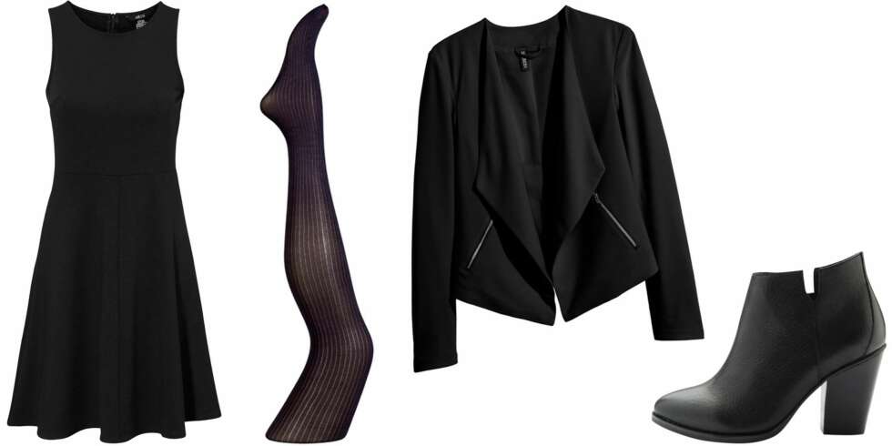 UT PÅ BYEN: En kjole, blazer og et par høye hæler er et perfekt lørdagsantrekk! UT PÅ BYEN: En kjole, blazer og et par høye hæler er et perfekt lørdagsantrekk!