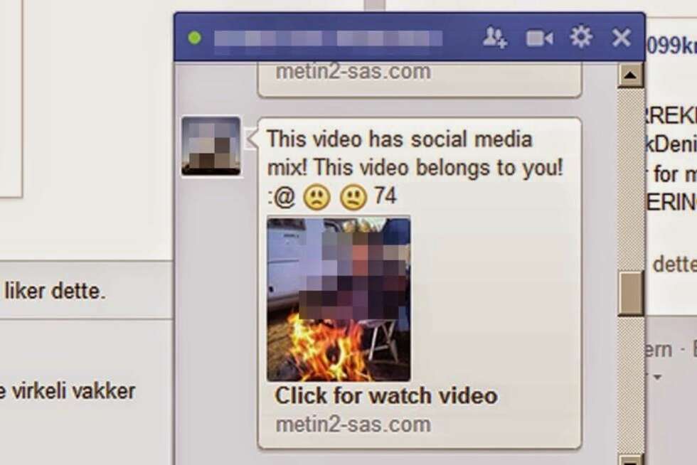MESSENGER: Får du linker til bilder eller video på Messenger, så styr unna. MESSENGER: Får du linker til bilder eller video på Messenger, så styr unna.