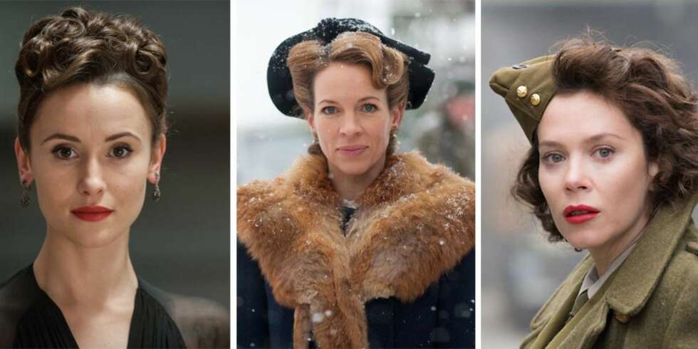 «TUNGTVANN»-KVINNENE: Kostymedesigner Karen Fabritius Gram har stylet alle kvinnene i NRK-serien. Fra venstre: Tyske Peri Baumeister, danske Maibritt Saerens og britiske Anna Friel. «TUNGTVANN»-KVINNENE: Kostymedesigner Karen Fabritius Gram har stylet alle kvinnene i NRK-serien. Fra venstre: Tyske Peri Baumeister, danske Maibritt Saerens og britiske Anna Friel.