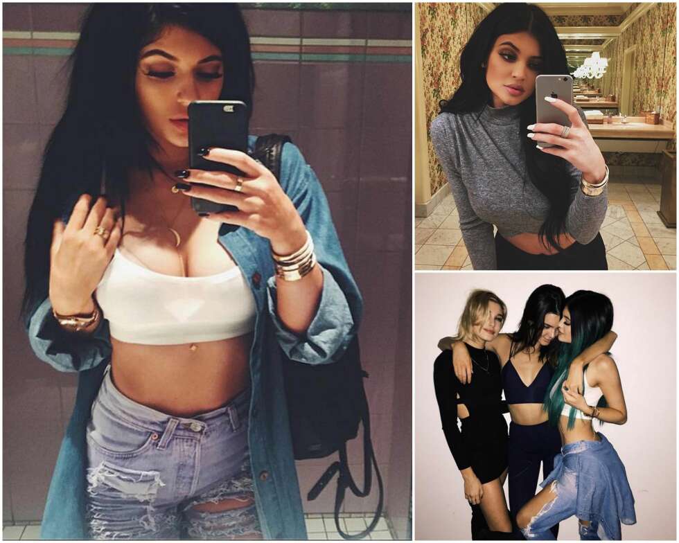 17 ÅR?: Kylie Jenner blir forgudet for sine tydelig fylte lepper, og seksualiserte bilder på Instagram og Tumblr. Men er dette egentlig ok for en 17-åring? 17 ÅR?: Kylie Jenner blir forgudet for sine tydelig fylte lepper, og seksualiserte bilder på Instagram og Tumblr. Men er dette egentlig ok for en 17-åring?