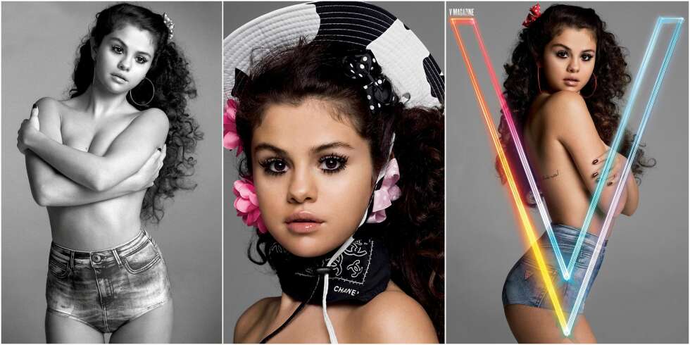 LOLITA: V Magazine har mottatt mye pepper etter å fremstilt Selena Gomez som et seksualisert barn. LOLITA: V Magazine har mottatt mye pepper etter å fremstilt Selena Gomez som et seksualisert barn.